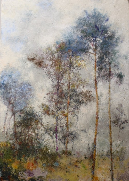 Ein-Gru-nspecht-singt-im-Nieselregen-140-x-100-cm-Kopie_main