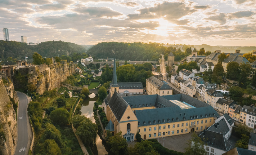 View of Grund / neimënster