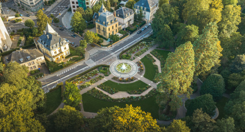 Vue du parc municipal