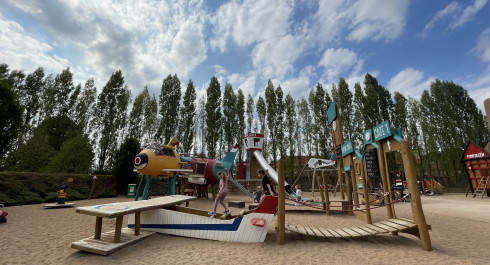 Airport  themed playground in Cents