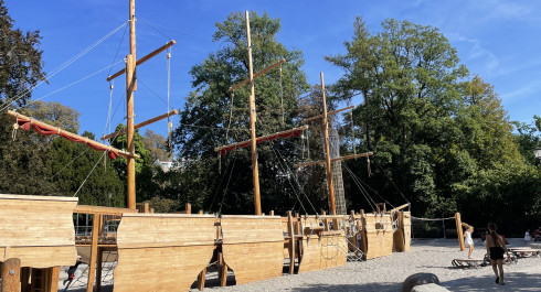 Aire jeux en forêt "Bambësch"