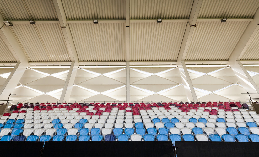 Tribünen des Stade de Luxembourg