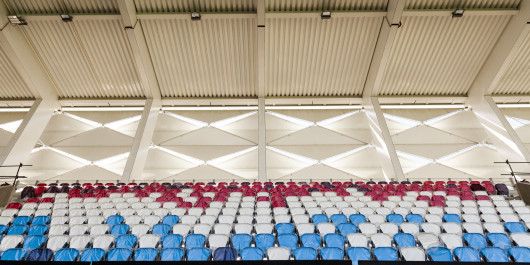 Stands of the Stade de Luxembourg