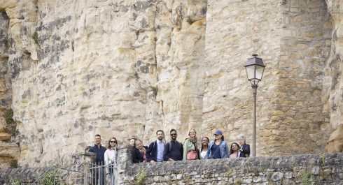 Groupe en visite guidée