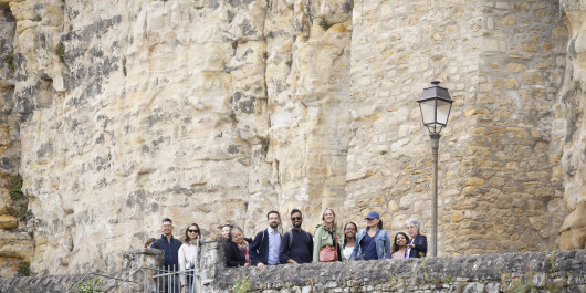 Groupe en visite guidée