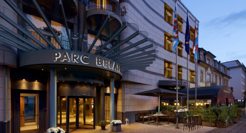 bl entrance exterior night view