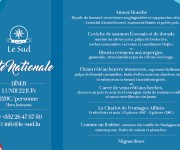 Menu Fête Nationale